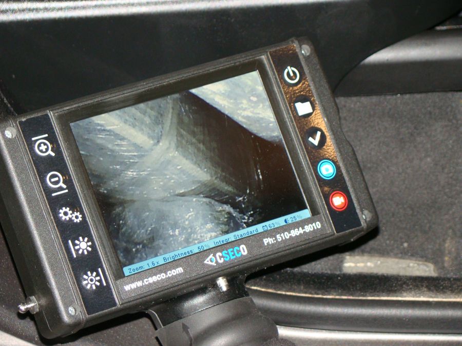 Perfect Vision V20 Videoscope used for contraband detection