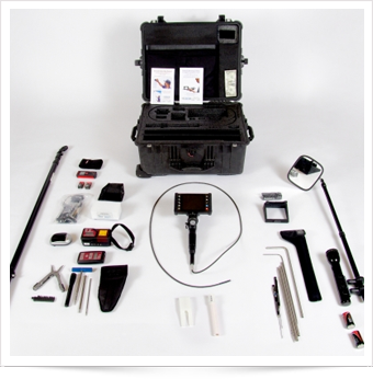 CT-40 Contraband Team Inspection Kit with new Perfect Vision V20 Videoscope System and Buster K910B Contraband Detector