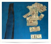 Seized currency was located using CSECO contraband detection equipment